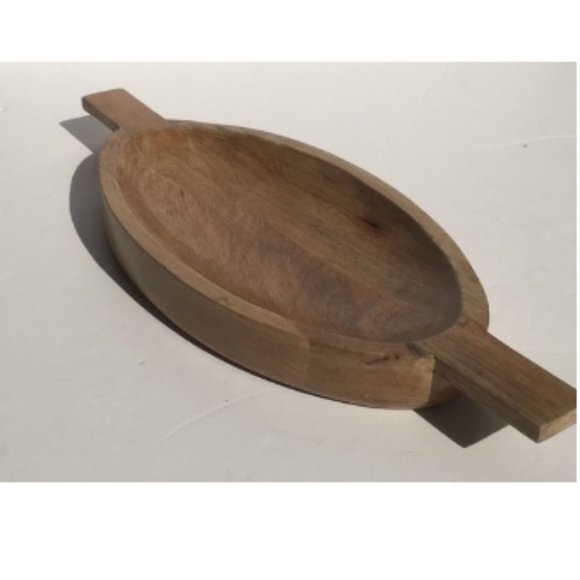 Pier 1 Wood Tray Bowl Catchall - Picture 9 of 10